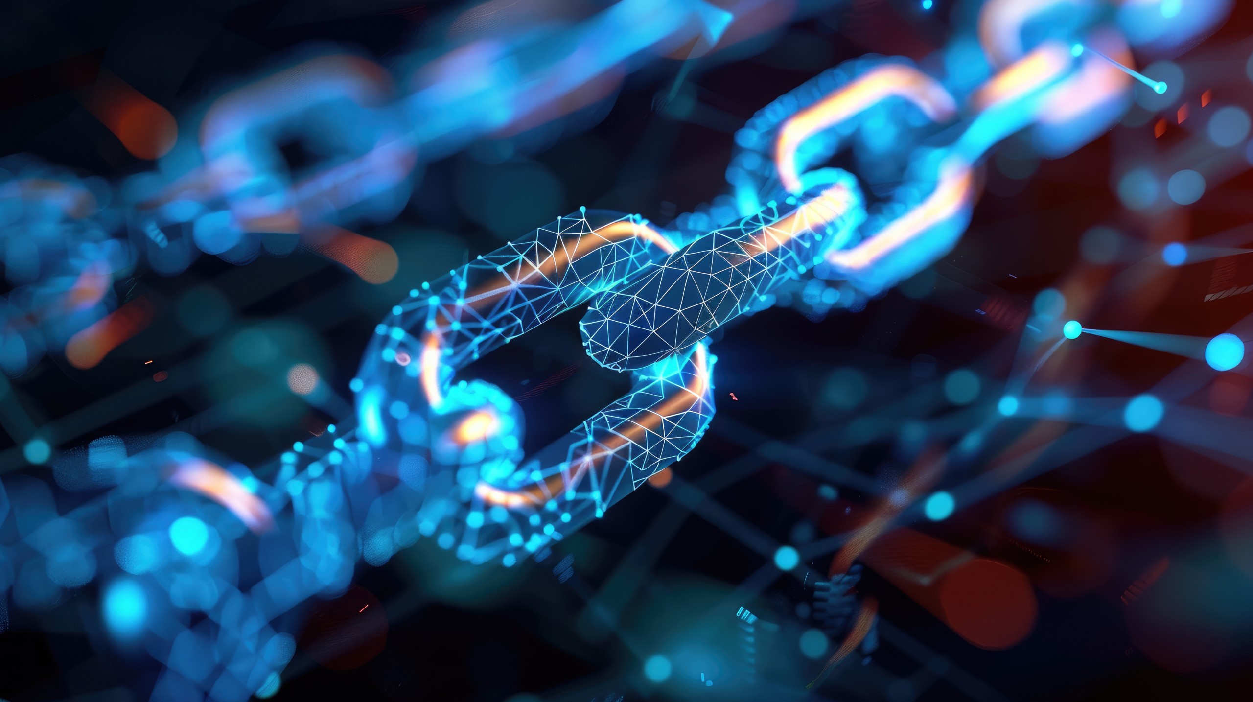 AI-generated illustration of the blockchain