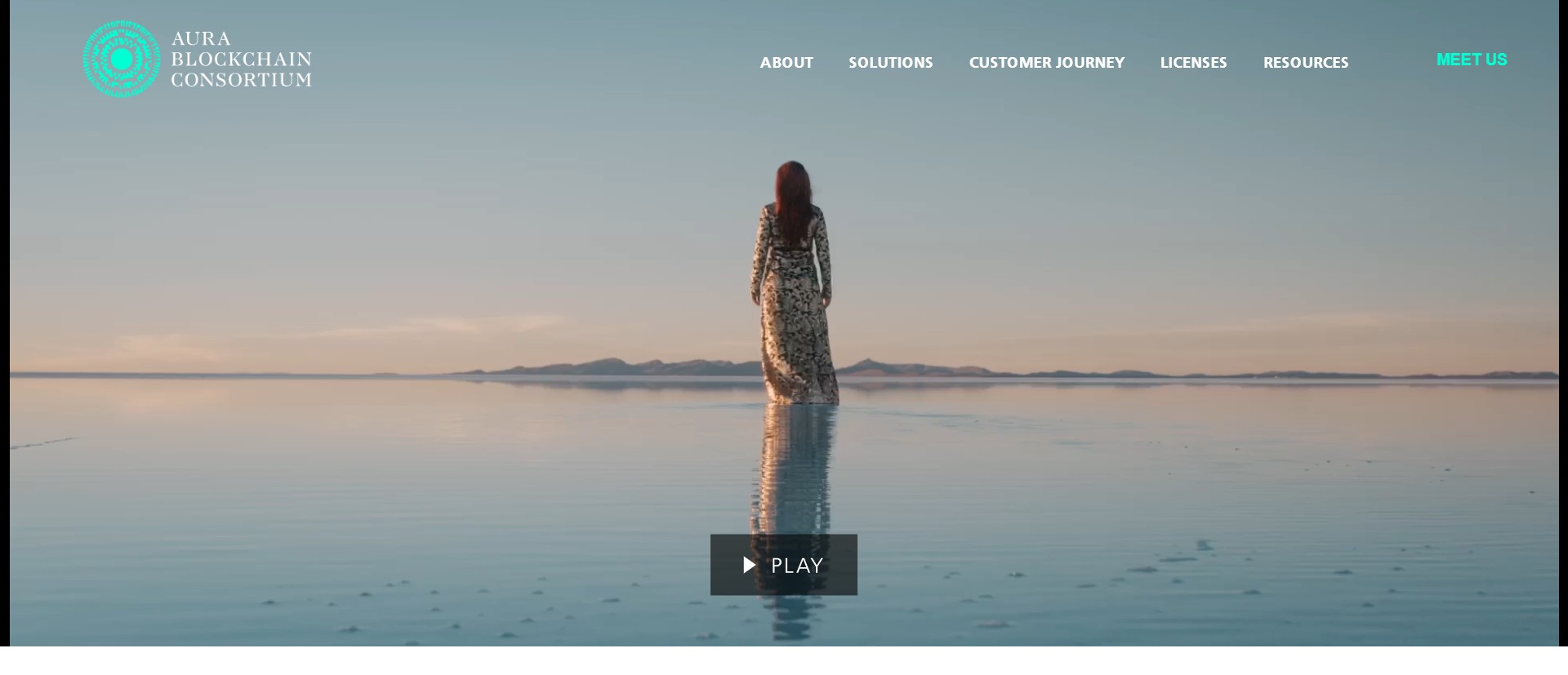Screenshot of auraconsortium.com displaying Aura’s homepage