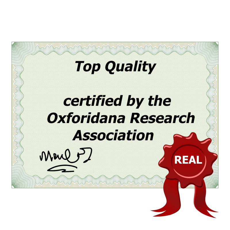 Illustration: fake certificate by fictitious Oxfordiana Research Association