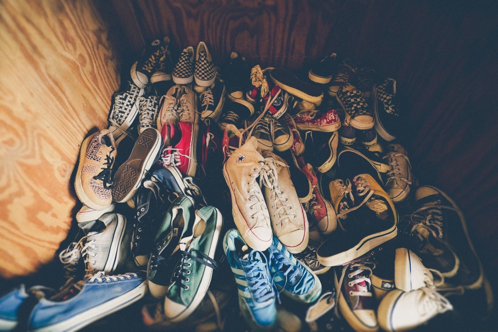 Image of a pile of questionable sneakers