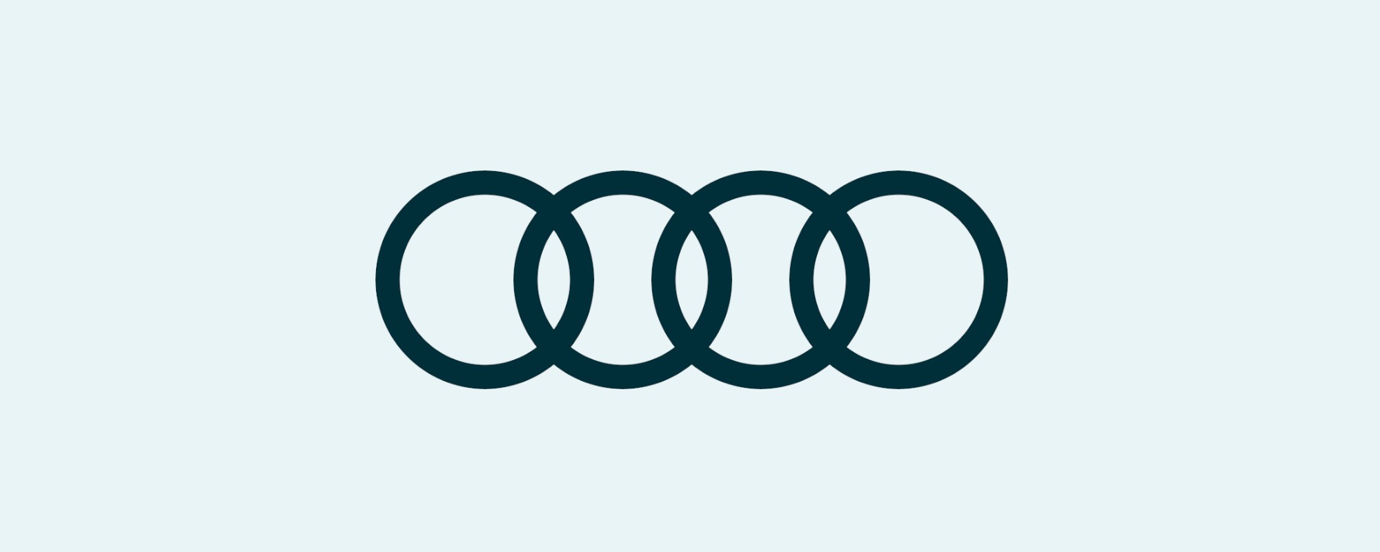 AUDI Logo dunkel abstand