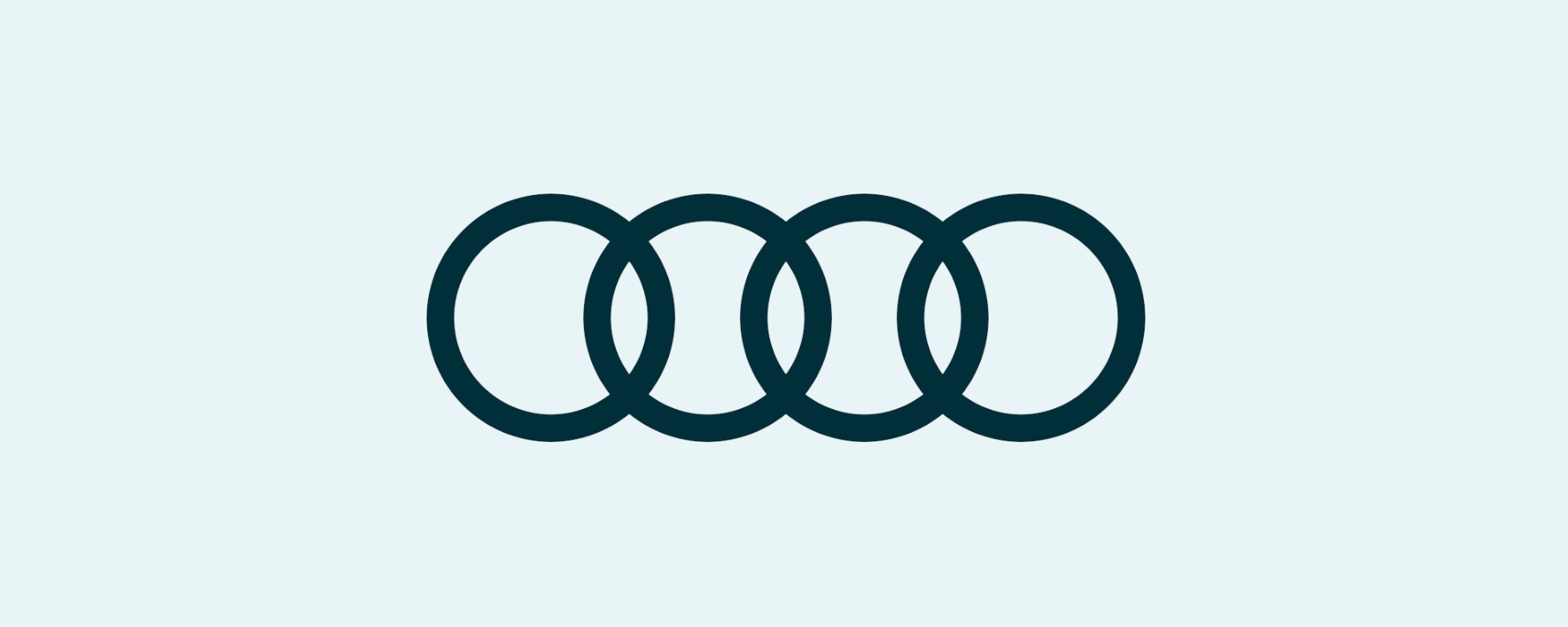 AUDI Logo dunkel abstand