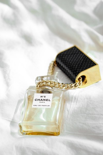 A bottle of Chanel perfume